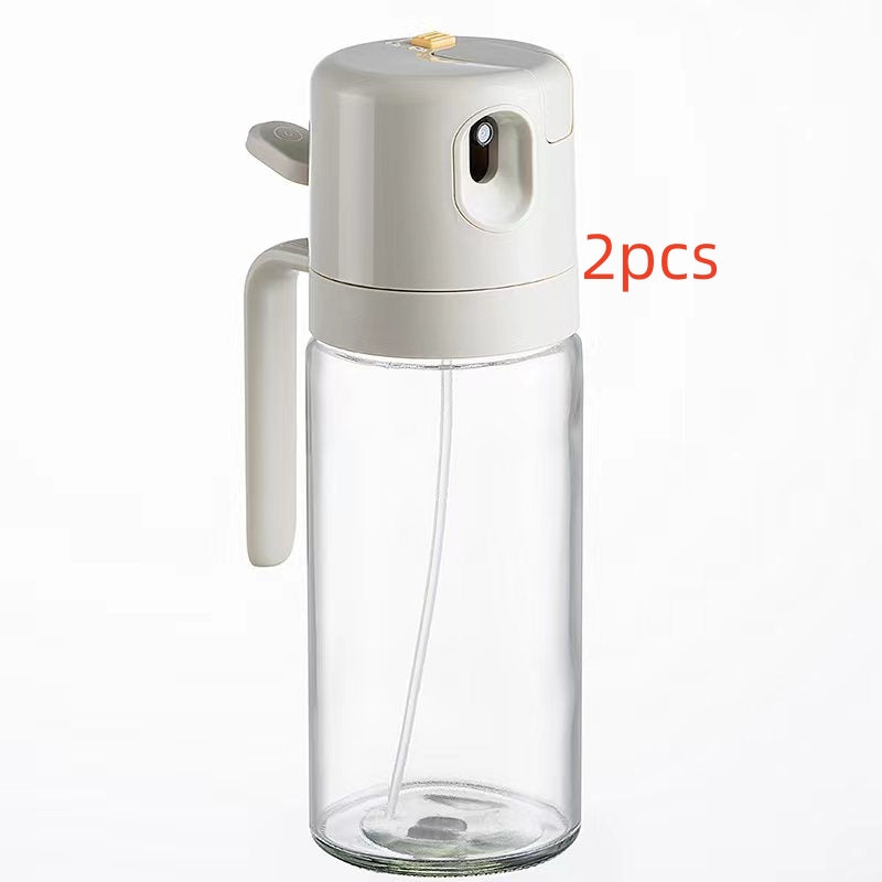 2-in-1 Oil Sprayer & Dispenser Bottle – Olive Oil Mister for Cooking, Air Fryer, BBQ & Salad