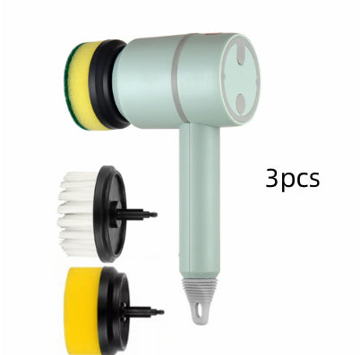 Cordless Electric Cleaning Brush – USB Rechargeable Spin Scrubber for Kitchen, Bathroom & Tile Cleaning