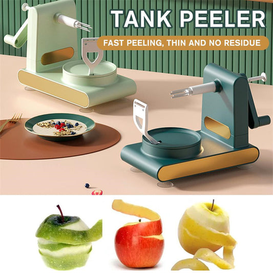 Hand Crank Apple Peeler, Slicer & Corer – Multifunction Fruit & Vegetable Peeling Machine