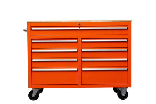 Mobiele Werkbank van 46" met 9 Laden - Duurzaam Opslagmeubel