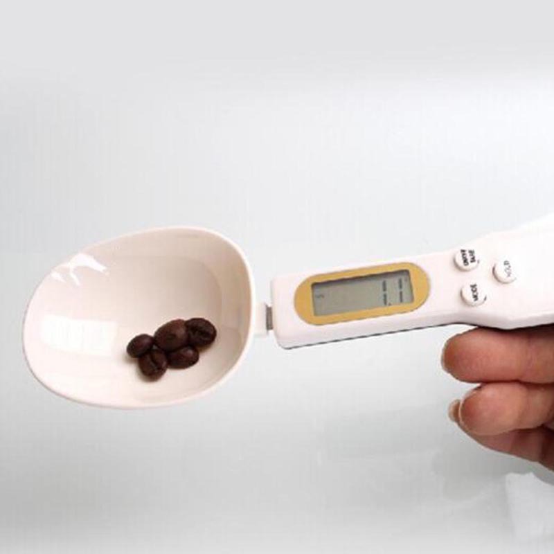 Digital Measuring Spoon Scale with LCD Display – Precision Kitchen Scale for Coffee, Baking & Meal Prep
