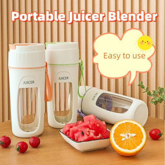 Portable USB Rechargeable Blender – Mini Smoothie Maker for Travel, Gym & Healthy Drinks On-the-Go