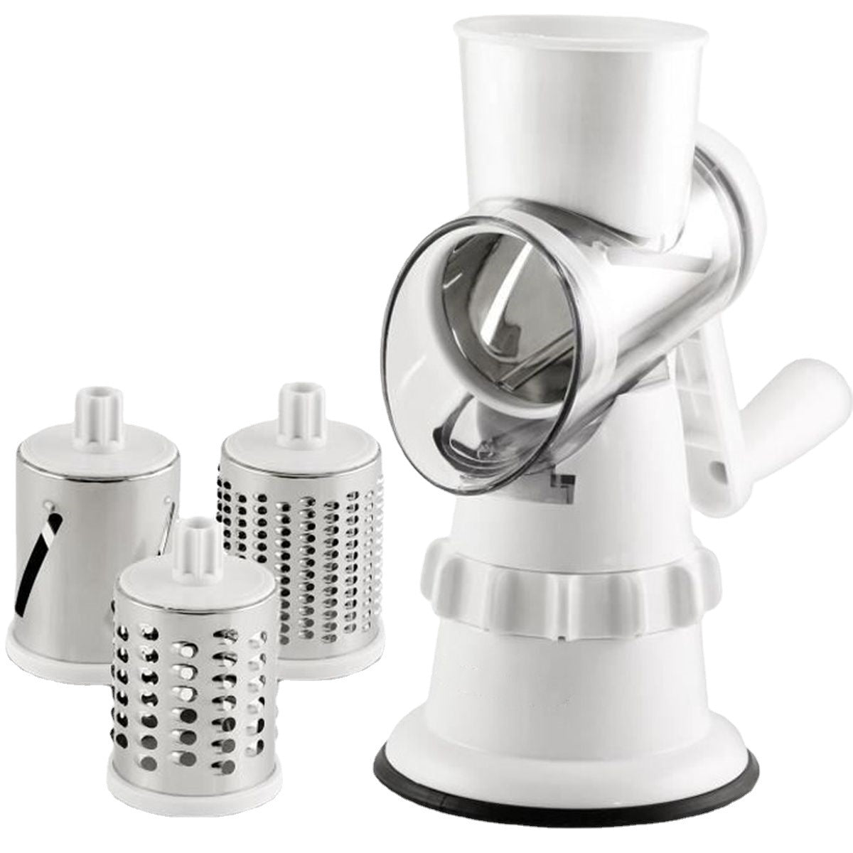 3-in-1 Manual Vegetable Slicer & Mandoline Chopper – Multifunction Grater, Shredder & Potato Cutter