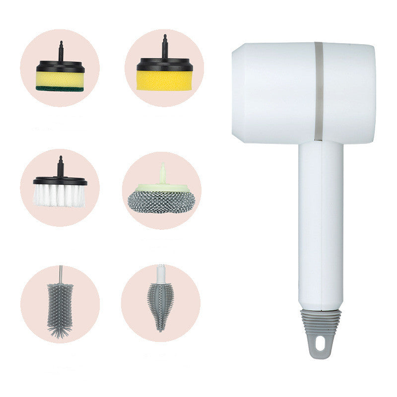 Cordless Electric Cleaning Brush – USB Rechargeable Spin Scrubber for Kitchen, Bathroom & Tile Cleaning