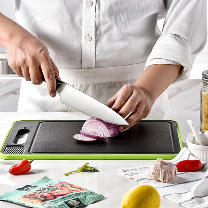 4-in-1 Defrosting Cutting Board with Knife Sharpener – Double-Sided Smart Chopping Board & Food Prep Tool