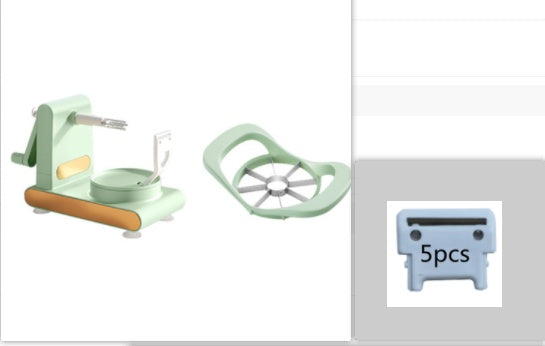 Hand Crank Apple Peeler, Slicer & Corer – Multifunction Fruit & Vegetable Peeling Machine