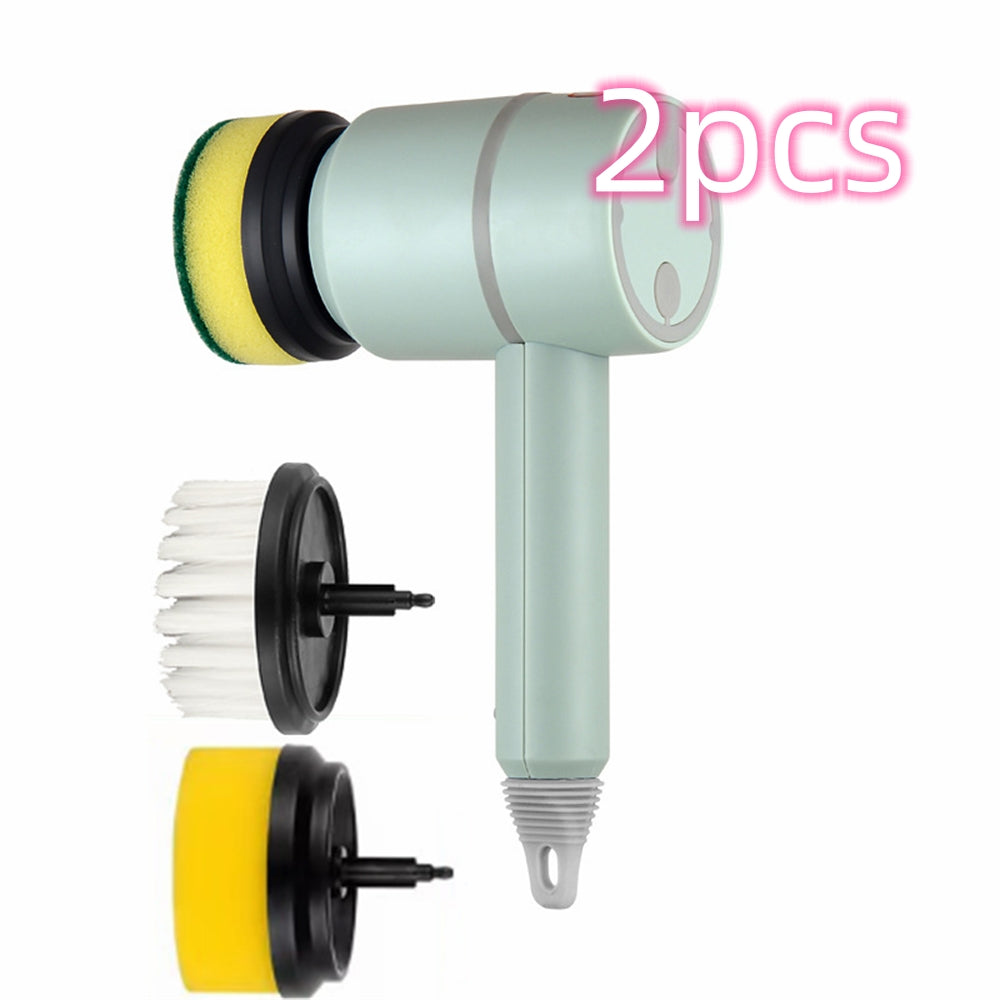 Cordless Electric Cleaning Brush – USB Rechargeable Spin Scrubber for Kitchen, Bathroom & Tile Cleaning