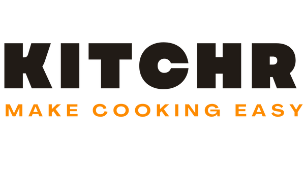 Kitchr logo with tagline 'Make Cooking Easy' on a white background